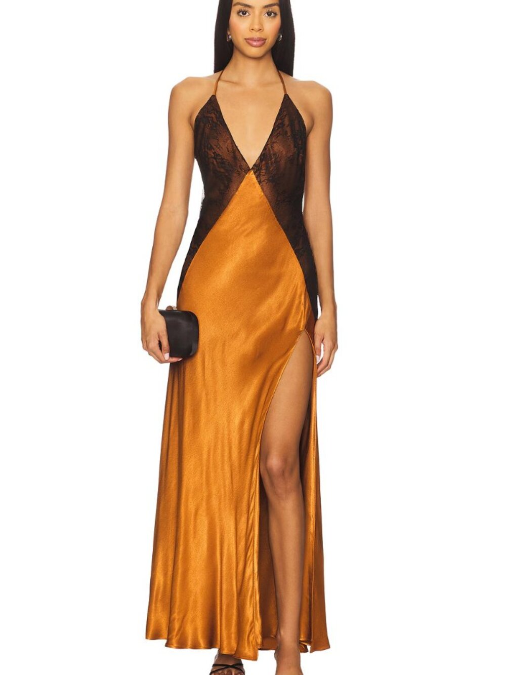 Bardot Estrella Halter Maxi Dress